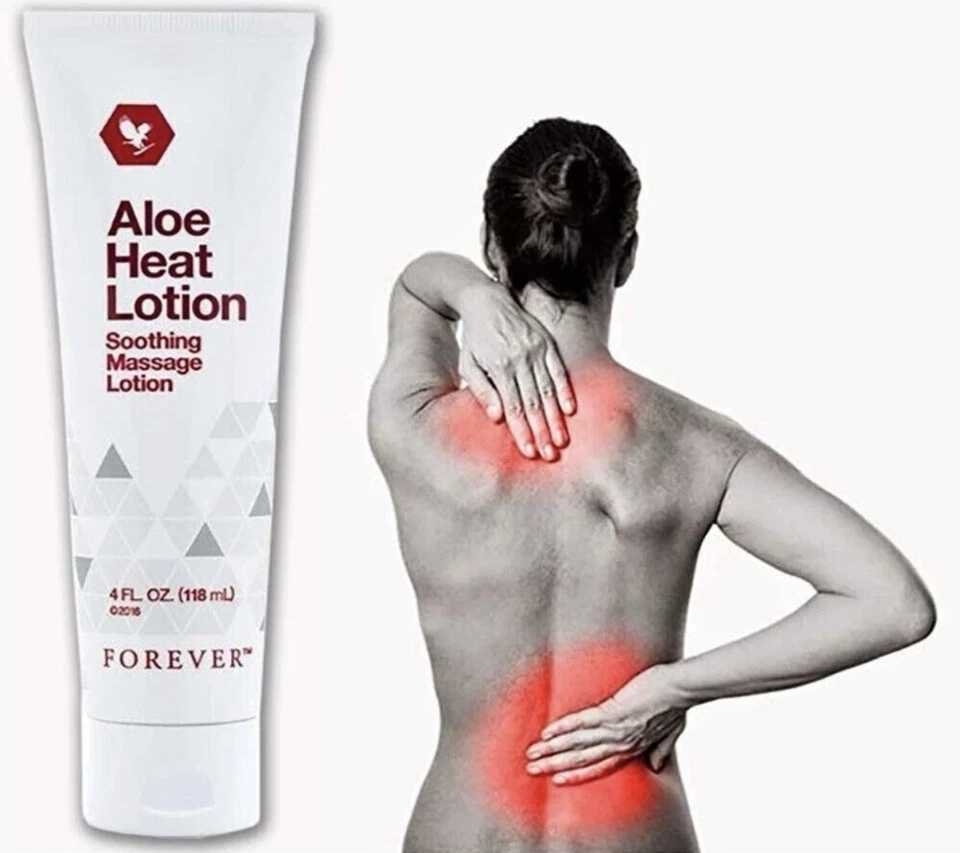 Forever Aloe Heat Lotion - Lotion de massage apaisante, 118 ml - Photo 2/4