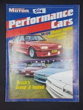 Modern Motor Magazine - Number 6 1988 - Performance Cars - VGC.