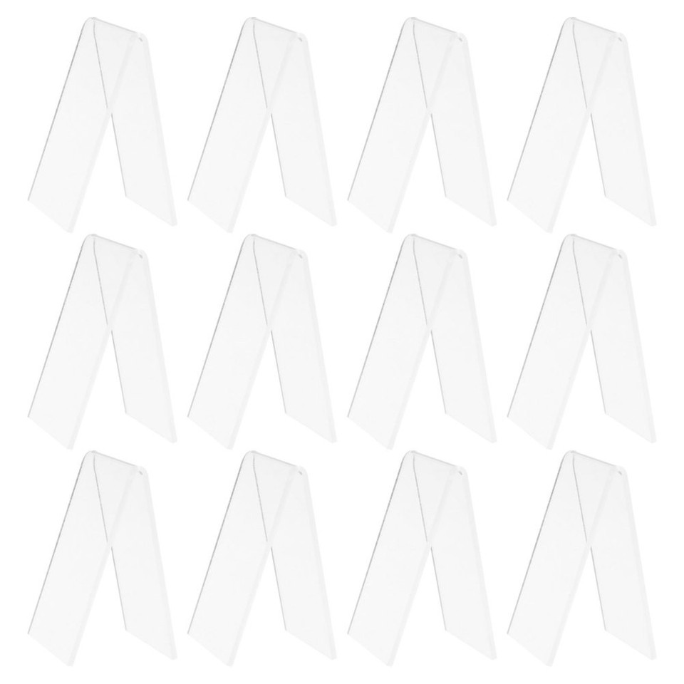 48 pcs Shoe Display Stand: Clear Acrylic Stand U-Shaped Rack, 7.5x5x4 ...