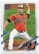 2021 Topps #562 Keegan Akin RC - Baltimore Orioles