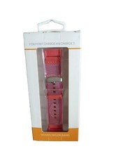 WithIt - Woven Nylon Band Replacement For Fitbit Charge 4 & Charge 3 (Pink) NEW