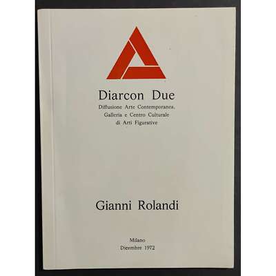Gianni Rolandi - Diarcon Due - Diffusione Arte Contemporanea -  1972