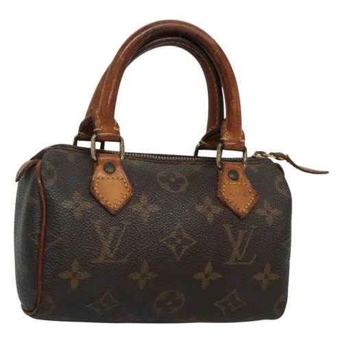 LOUIS VUITTON Monogram Mini Speedy Hand Bag M41534 LV Auth 116265