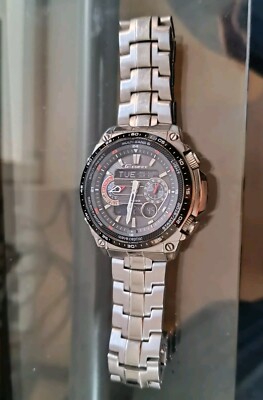 CASIO EDIFICE große Herren Solar Funk Armbanduhr Model Nr 5117