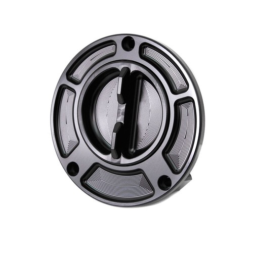 CNC Black Keyless Fuel Cap For Honda Monkey 125 18 19 20 21 22 23 - Bild 2 von 6