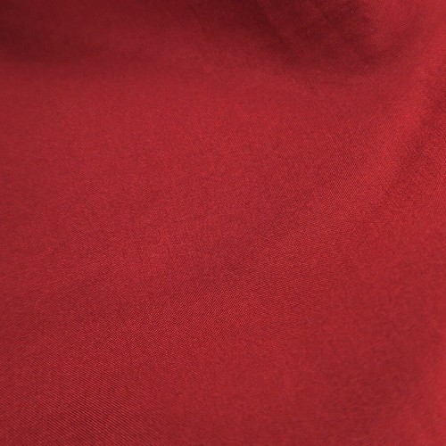 CHANEL Authentic Women's Flared Skirt Red Wool Angora Zip Knee Length France - Picture 7 of 9
