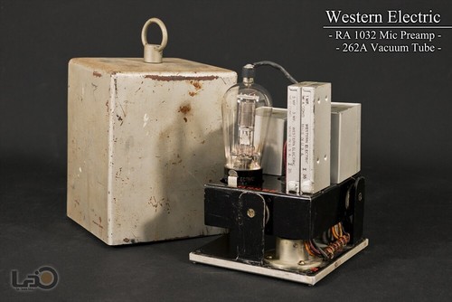 Western Electric 262A Vacuum Tube w/ RA-1032 Mic Preamp(Worldwide Shipping)