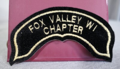 NEW Harley Davidson Fox Valley WI HOG Chapter Iron-on Sew-on Rocker Patch 5''