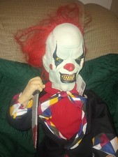 RZADKI DON POST STUDIOS STABBO THE CLOWN 2006 Wycofany rekwizyt na Halloween z metką