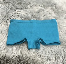 TREASURE & BOND Girls Turquoise Seamless Short Briefs Size xl / 16