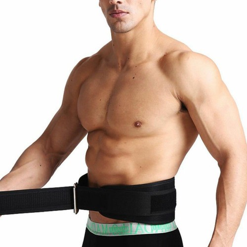 Weight Lifting Belt Support Workout Double Gym Training - Imagen 5 de 7
