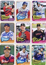 Rangel Ravelo signed 2014 Topps Heritage Minors Rookie card auto