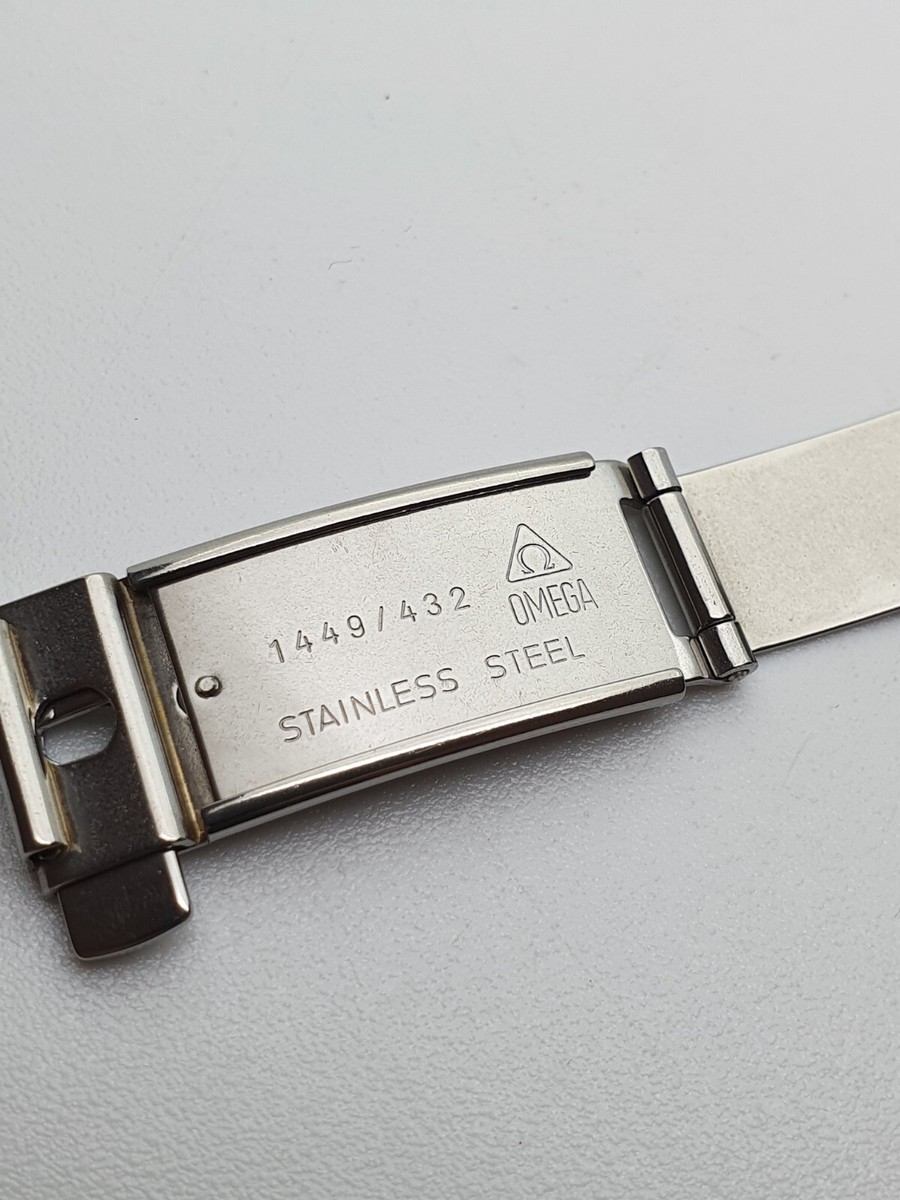 Omega De Ville 1449/432 Clasp for 196.0316, 396.1016 - 17mm