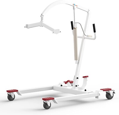 Hi-Fortune HY106-A Patient Lift Unfoldable Hydraulic Medical Body Lift w/ Sling