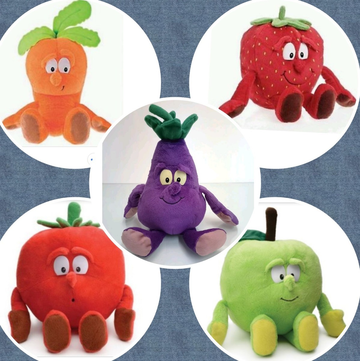 Vitamine Coop Peluche Banane Ortaggiotti Fruits Banane Pantin Plush