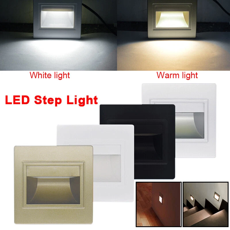 LED Stair Step Light Corridor Recessed Wall Lighting Lamp Emergency Luminaire