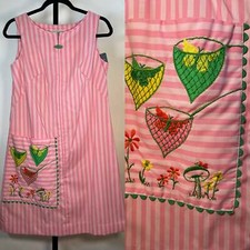 VTG 1970s New OLD Stock Shift Dress CUTE 