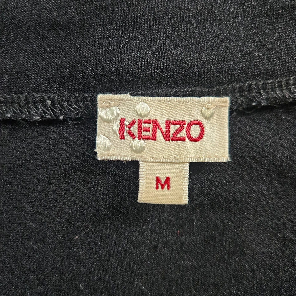 Top Kenzo Mujer Mediano Lentejuelas Adornado Cuello Barco Mezcla Seda Negro Foto 4 de 4