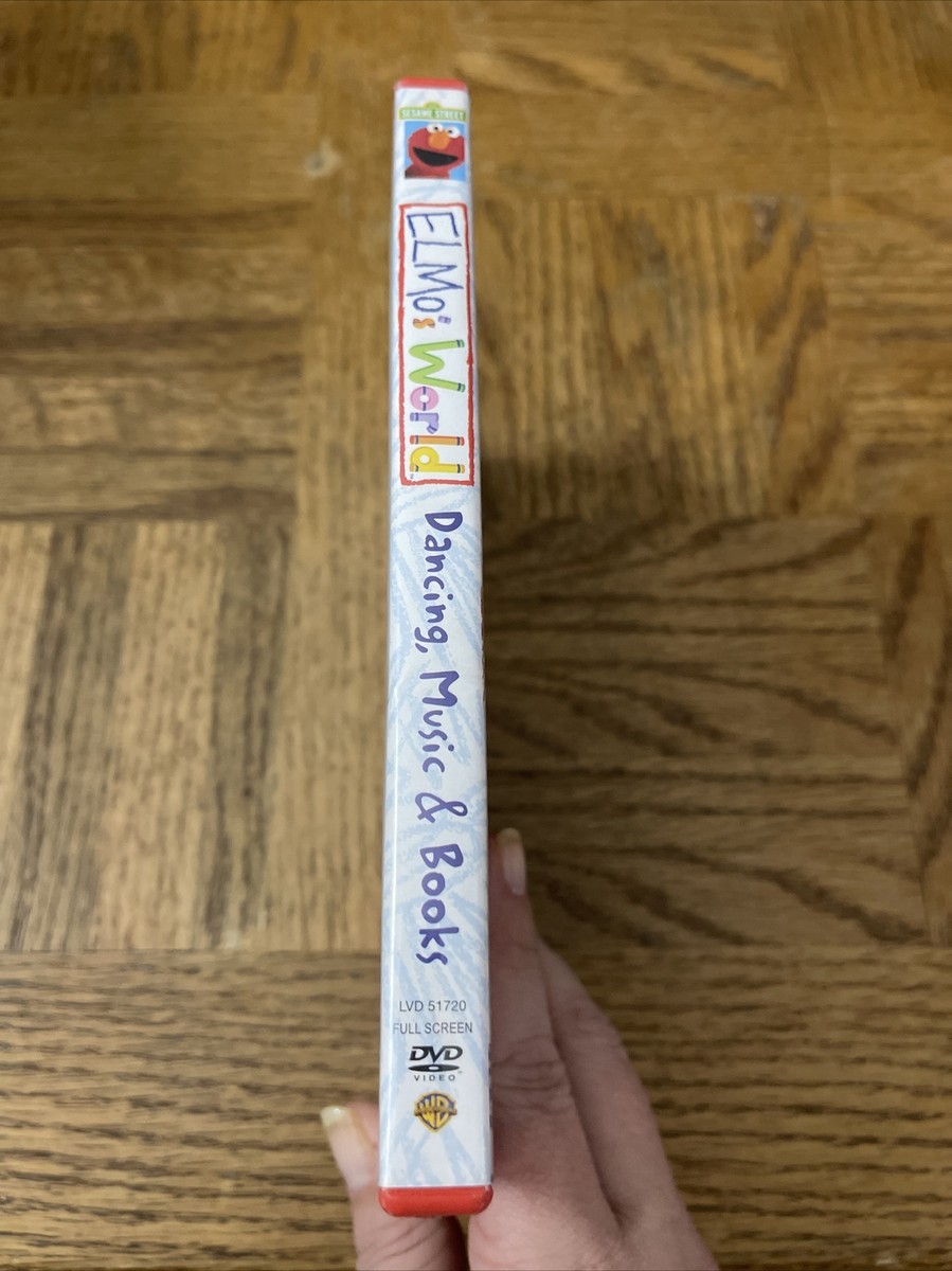 Sesame Street Elmos World Dancing Music And Books DVD-Rare-SHIPS N