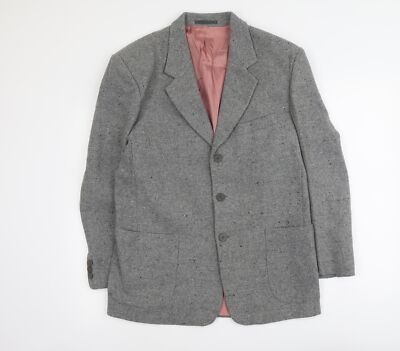 Willson Herren Blazer Grau Wollmischung Größe S Reg