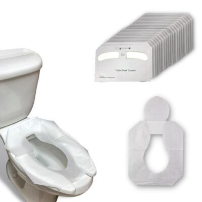 Toilet Seat Covers Virgin Paper Disposable, 14gsm, 14''x17'',1/2-Fold, 5000 Qty