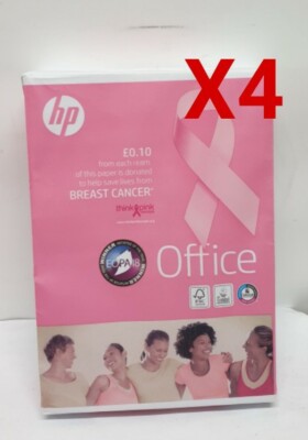 HP Office Papier Think Pink Edition Box Weiß Papier 4 Stapel