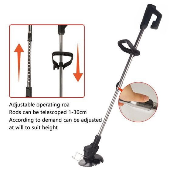 Paddsun Electric Weed Eater Lawn Edger Cordless Grass String Trimmer Cutter 24V