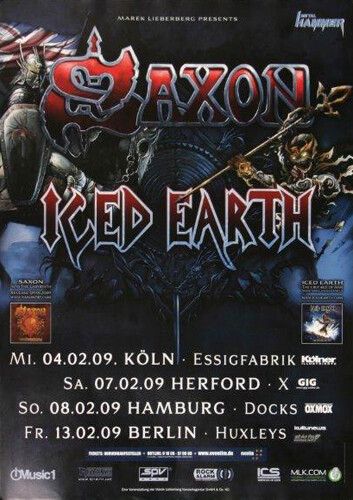 Saxon - Into The Labyrinth, Tour 2009 | Konzertplakat | Poster-image