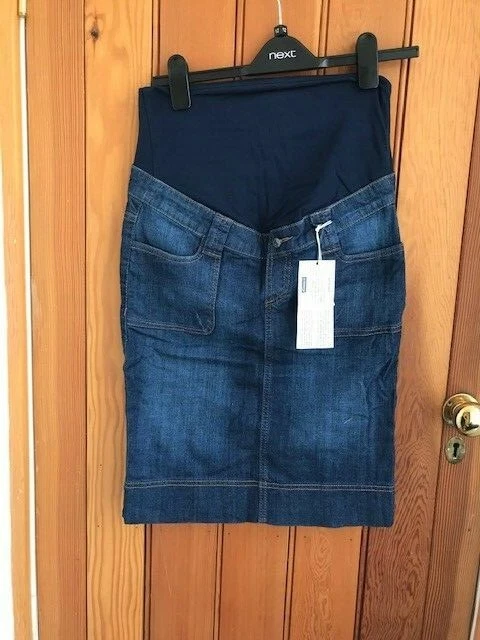 Maternity denim skirt clearance uk