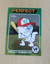 2025 Topps Chrome VEEFRIENDS 1975 Throwback Baseball PERFECT PERSIAN CAT 35/75