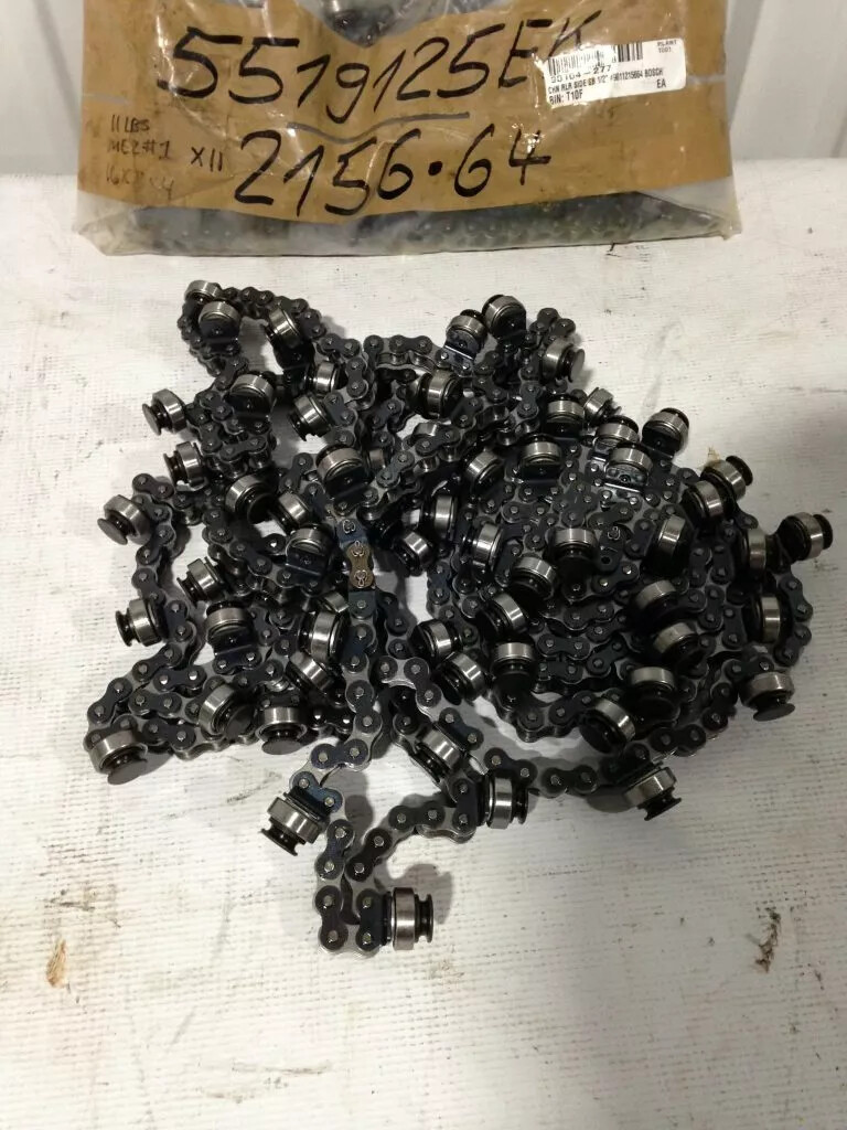 Bosch 9011215664 1/2" X 10ft Side Roller Chain for Conveyor -NIB