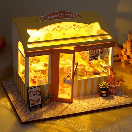 Japanese Sushi Handmade Assembly Shop Models Building Material Kit Toy - Picture 4 of 17