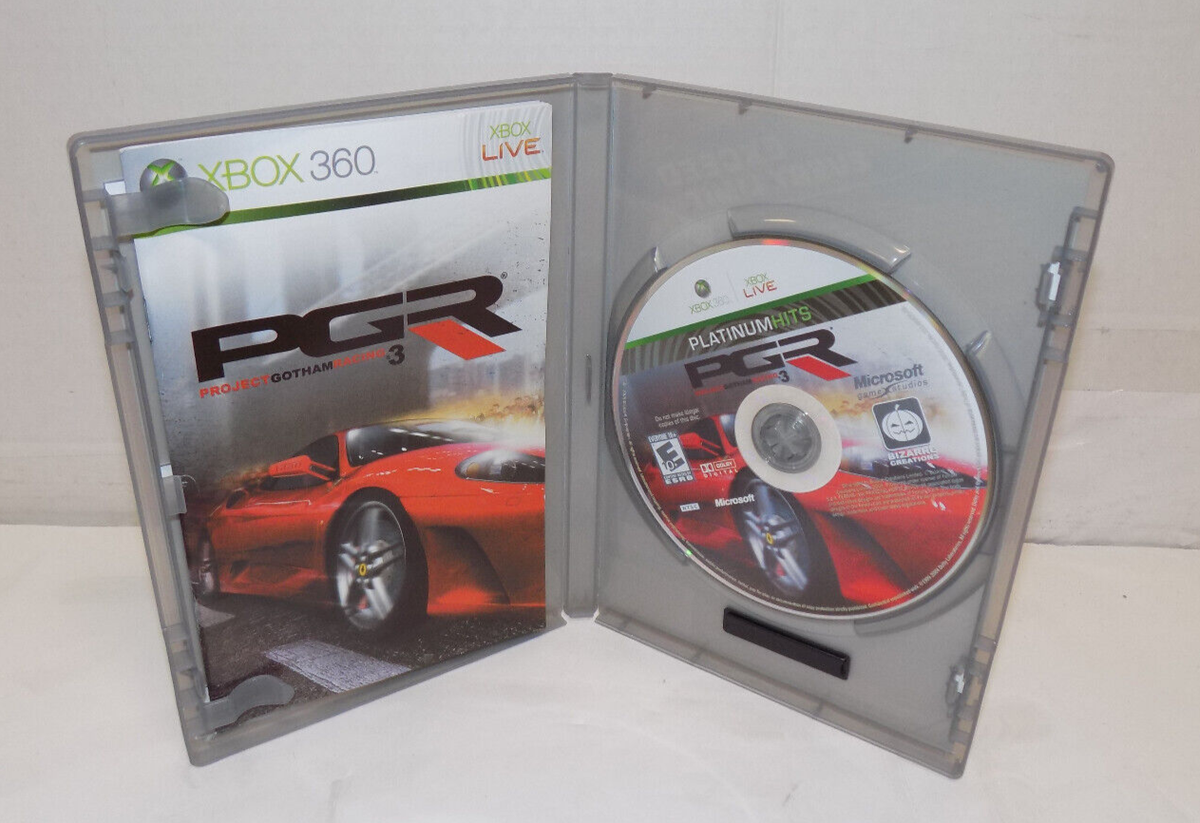 新品シュリンク付PGR3-プロジェクトゴッサムレーシング 3- Xbox360