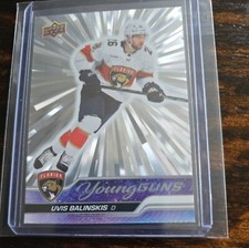 2023-24 UD YG OUTBURST SILVER #476 UVIS BALINSKIS RC ROOKIE MINT RAW (TL-6987)