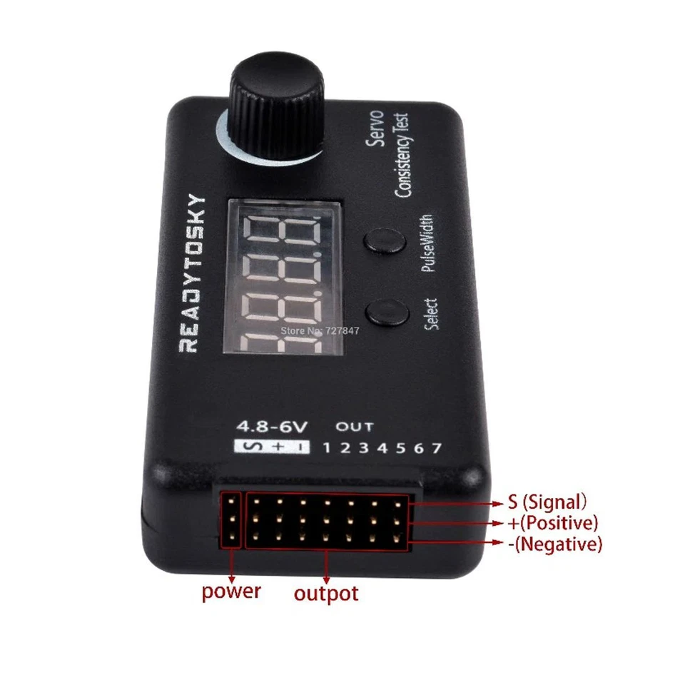 Digital Servo Tester ESC Check Regler Tester für RC Helicopter Airplane RC Car - Bild 3 von 3