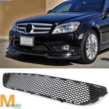 For Mercedes Benz W204 C300 C350 2008-2011 Center Black Front Bumper Grille