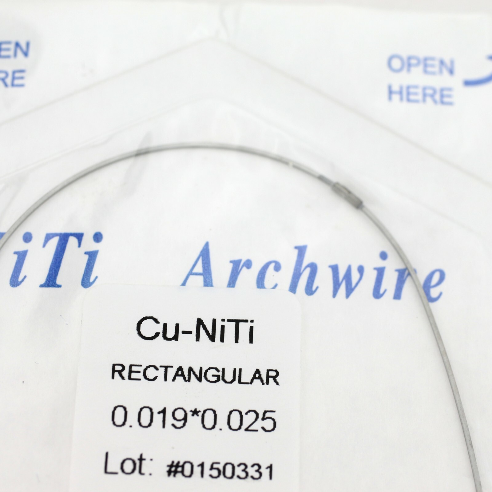 Orthodontic Copper NiTi Arch Wire With Stop Thermo CuNiTi 013 014 017*