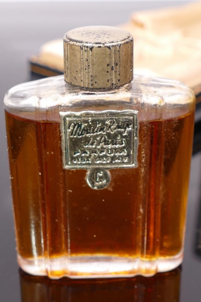 Juego de 2 botellas de perfume vintage años 40 Moulin Rouge de Paris nuevo en caja Foto 4 de 4