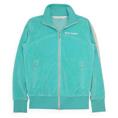 Palm Angels Chenille Track Jacket Size X-Small Blue UK