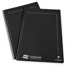 Clairefontaine Europa Notemaker Notebook A4 90gsm 120 Pages Black Pack of 2