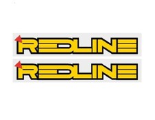 1986 Redline fork decals - hazard yellow frame