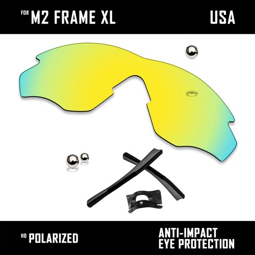 Anti Scratch Polarized Replacement Lens&Rubber Kit for-Oakley M2 Frame XL OO9343 - Picture 17 of 19