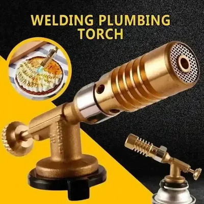 #ad Portable Welding Torch Gas Burner Portable Flame Gun Butane High Temperature Wel $6.79