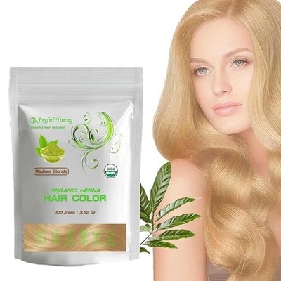 Organic Henna Hair Dye Powder Natural Chemical-Free Hair Color All Shades