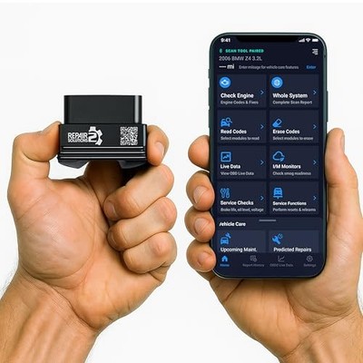 1000 Bluetooth OBD2 Scanner for iPhone & Android - Predict Car Problems