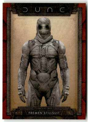 Topps Dune Chrome 2024 No. AOD-1 Fremen Stillsuit Concept Art