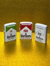 Marlboro - Metal Grinding Wheel - Windproof Lighter (Set of 3) (Ship from USA)