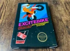 circle seal Excitebike complete in box nintendo nes black box game