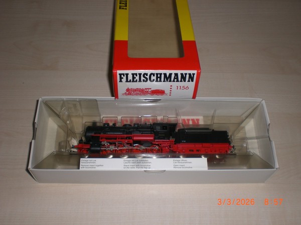 Fleischmann 1156 Dampflokomotive BR 56 Der Drg, Wechselstrom Neu/Ovp-image