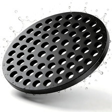 4.72 Inch Cast Iron Drain Cover, Round Replacement Floor Drain Strainer  4.72''